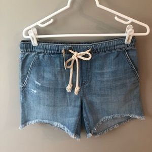 Aerie Pull On Jean Shorts